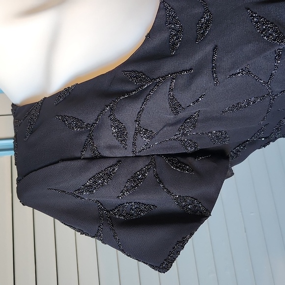 Vintage Black New Image Beaded Gown - Picture 3 of 15